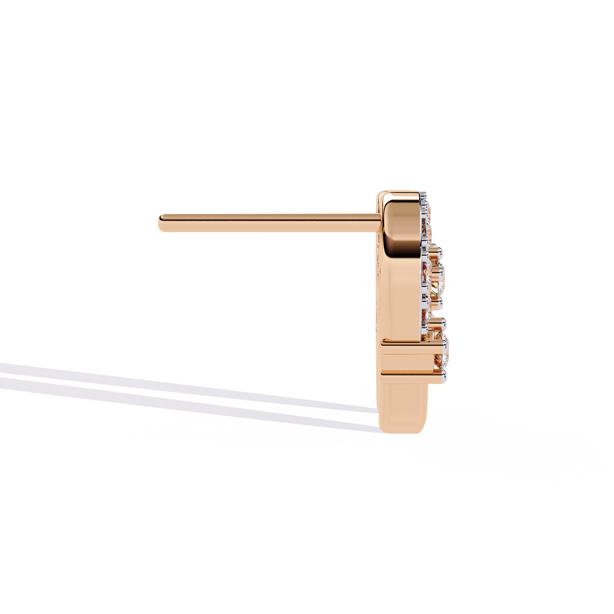 Shop Now Eternal Link Natural Diamond Studs | Solitairekart